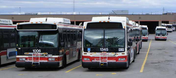Toronto Transit Commission Orion VII BAe hybrid 1006 & 1345